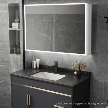 Mirror cabinet with lights & doulbe-sided door CE&IP44